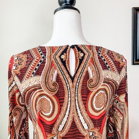 🍋 Chico’s • 3/4 Sleeve Boho Top - Picture 6 of 13